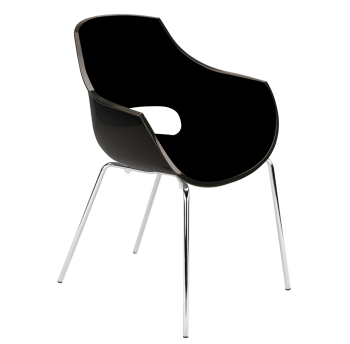 Кресло Papatya Opal черный