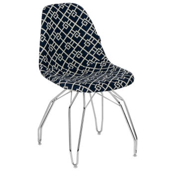 Стілець Tilia Eos-M сидіння з тканиною, ніжки металеві хромовані ARTCLASS 805