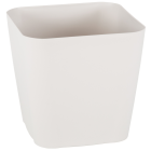 Горщик для квітів з дренажем Safir 1,8 л біло-сірий