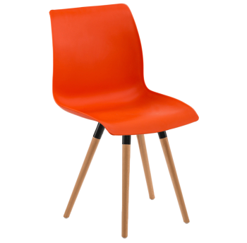 Стул Tilia Laser-N ножки буковые оранжевый