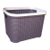 Кошик для білизни під ротанг 35 л фіолетовий