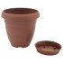 Горшок для цветов Nergiz 3,5 л коричневый