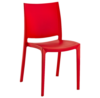 Стул Irak Plastik Olympus темно-красный