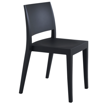 Стул Papatya Gyza матовый черный