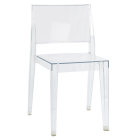 Стул Papatya Gyza прозрачно-чистый