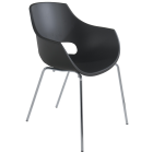 Кресло Papatya Opal-ML PRO антрацит, ножки хром