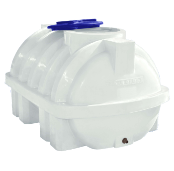 Ємність 750 л посилена ребром горизонтальна