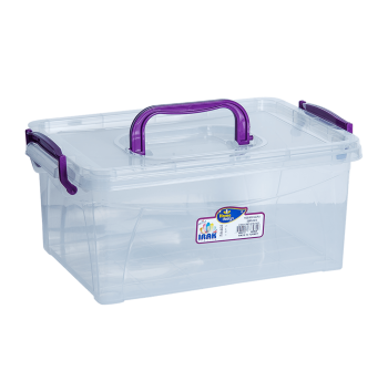 Контейнер з ручкою Irak Plastik 4,97 л прозорий