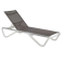 Шезлонг Papatya Wave белый 01, сетка серо-коричневая 50070