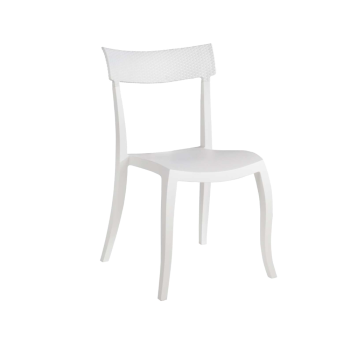 Стілець Papatya Hera-SP RATTAN білий