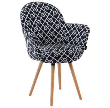 Крісло Tilia Gora-N ніжки букові, сидіння з тканиною ARTCLASS 805