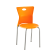 Стілець Irak Plastik Vega помаранчевий
