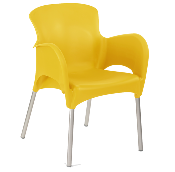 Кресло Tilia Mars желтое 