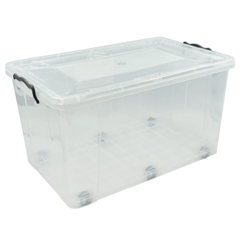 Контейнер на колесах Irak Plastik 50 л прозорий