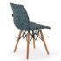 Стілець Tilia Laser-V ніжки букові, сидіння з тканиною ARTCLASS 808