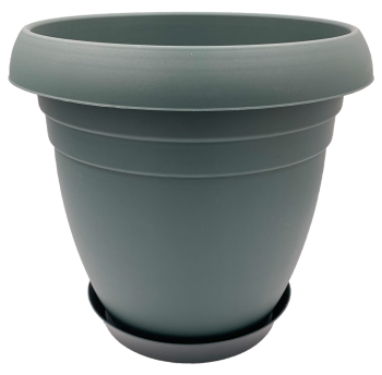 Горшок для цветов Nergiz 10,5 л тёмно-зеленый