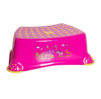 Ступенька детская Irak Plastik розовая