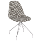 Стул Tilia Eos-X сиденье с тканью, ножки металлические хромированные ARTCLASS 802