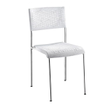 Стілець Irak Plastik Klasik під ротанг білий