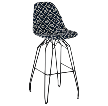 Стул барный Tilia Eos-X сиденье с тканью, ножки металлические крашеные ARTCLASS 805