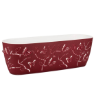 Горщик для квітів балконний 3D 7,3 л темно-червоний