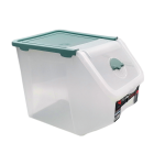 Контейнер 14 л для зберігання харчових продуктів сіро-блакитний