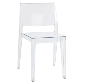 Стул Papatya Gyza прозрачно-чистый