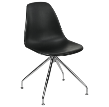 Стул Tilia Eos-Z ножки металлические черный - черный