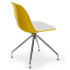 Стул Tilia Eos-Z ножки металлические желтый - белая слоновая кость