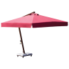 Зонт Banana Classic квадратный 3 x 3 м красный рама коричневая