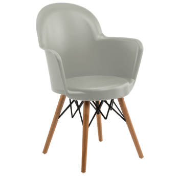 Кресло Tilia Gora-V ножки буковые серый цемент