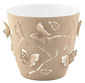 Горщик для квітів 3D 2,5 л бежевий