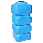 Ємність 750 л вертикальна квадратна ХБП блакитна Ємність 750 л вертикальна квадратна ХБП блакитна