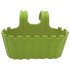 Горшок для цветов балконный подвесной Akasya 3,5 л зеленый