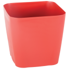 Горщик для квітів з дренажем Safir 0,8 л червоний