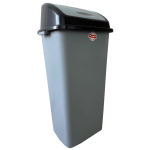 Бак для мусора с поворотной крышкой Planet 70 л серый-антрацитовый-серый Бак для мусора с поворотной крышкой Planet 70 л серый-антрацитовый-серый
