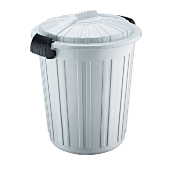 Бак для сміття Irak Plastik Luxury № 5 Herkul 73 л сірий