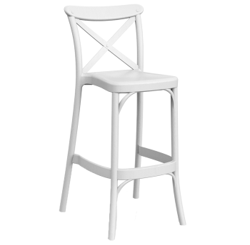 Стілець барний Tilia Capri 75 см біла слонова кістка