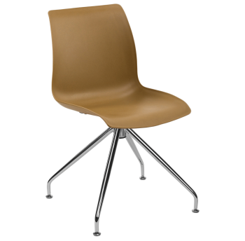 Стул Tilia Lazer-Z ножки хромированные светло-коричневый