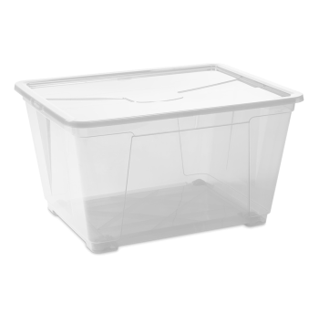 Контейнер Easy 140 л на колесах прозрачный 