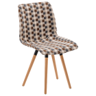 Стілець Tilia Laser-N ніжки букові, сидіння з тканиною ARTNUVO 46094 - V5