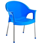 Кресло Irak Plastik Bergama голубой