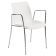 Крісло Tilia Laser ніжки хромовані біла слонова кістка