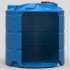 Емкость 5000 л вертикальная крышка с клапаном синяя Viger