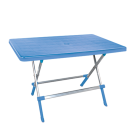 Стол складной Irak Plastik Delta 70x100 голубой