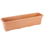 Горшок для цветов балконный Wire 16,5 л терракотовый