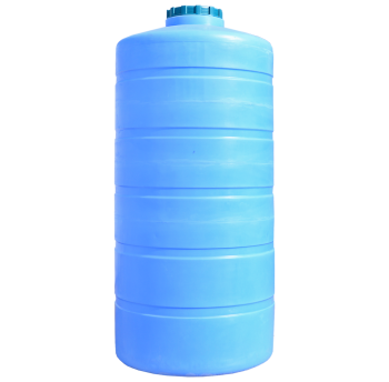 Бочка 1500 л вертикальная ПБ голубая