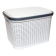 Кошик для білизни під ротанг 20 л білий