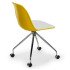 Стул Tilia Eos-O ножки металлические желтый - белая слоновая кость