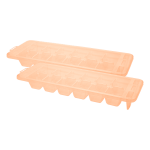 Форма для льда Premium 2 шт оранжевая Irak Plastik